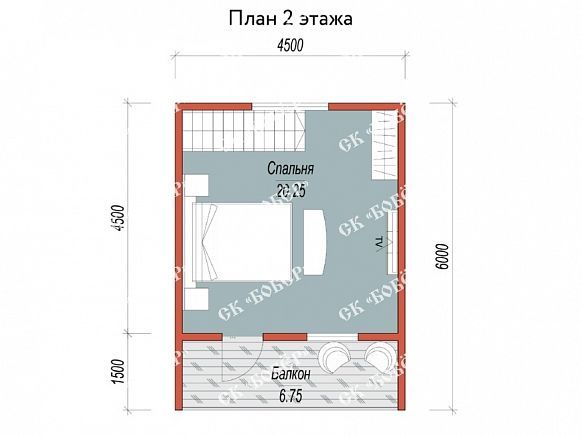 Дачный сруб из бруса 6х6. фото