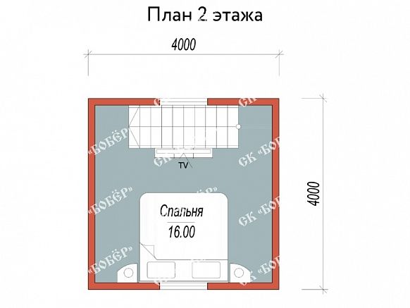 Сруб из бруса 4х6. фото